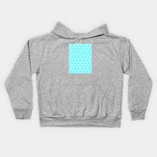 Turquoise Mosaic Tiles Kids Hoodie